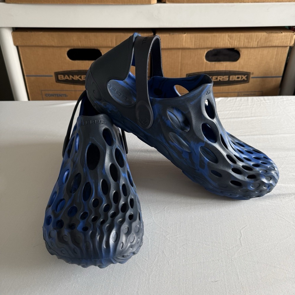 Merrell Hydro Doc Slip On Water Shoes Mens 14 Blue Hiking Outdoor Beach Sandals